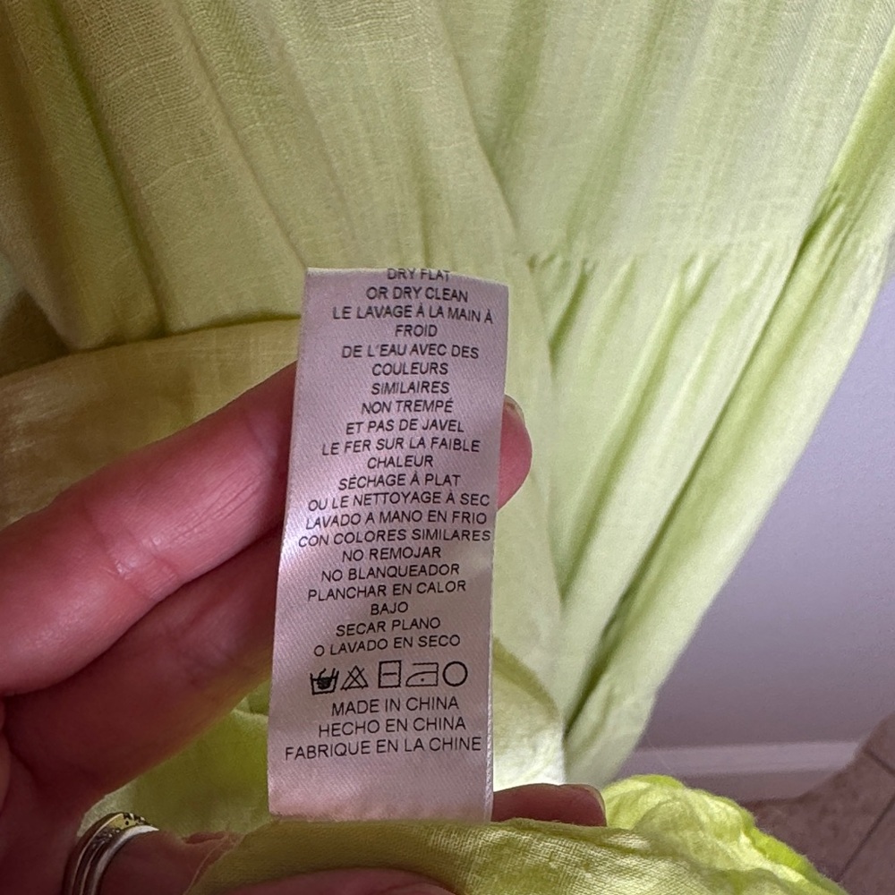 Greylin Cutout Midi A Line Dress Celery Green - Large - Picture 14 of 17